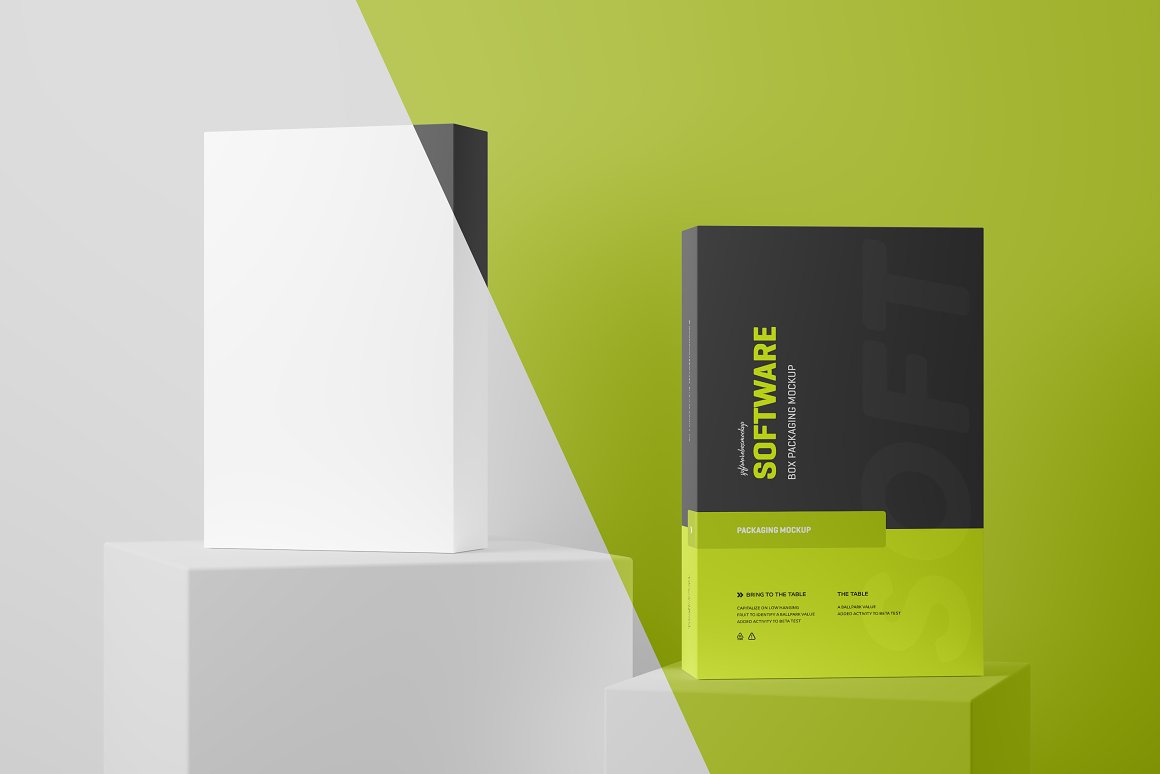 Angled bundle mockup